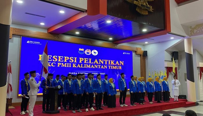 PMII Kaltim 2025–2027 Resmi Dilantik, Pemda Kukar Dorong Sinergi Pembangunan Daerah