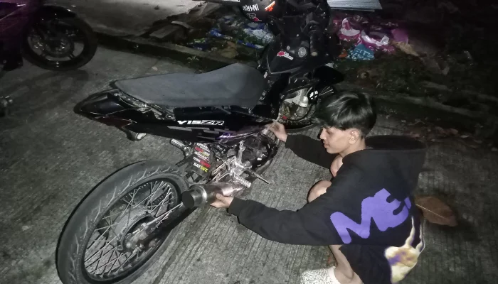 Sat Samapta Polresta Balikpapan Amankan Enam Motor Berknalpot Brong Saat Giat KRYD