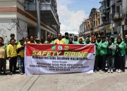 Komunitas Ojol Seluruh Balikpapan Gelar Deklarasi Safety Riding Dukung Tugas Polri Jaga Kamtibmas