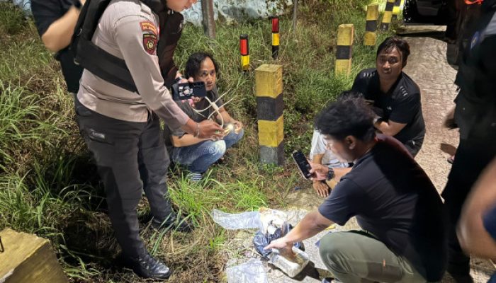 Polresta Samarinda dan BNN Kaltim Berhasil Gagalkan Penyelundupan 2 Kg Sabu di Jalur Poros Bontang