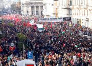 Ratusan Ribu Pekerja Italia Gelar Mogok Nasional, Serukan Solidaritas untuk Gaza