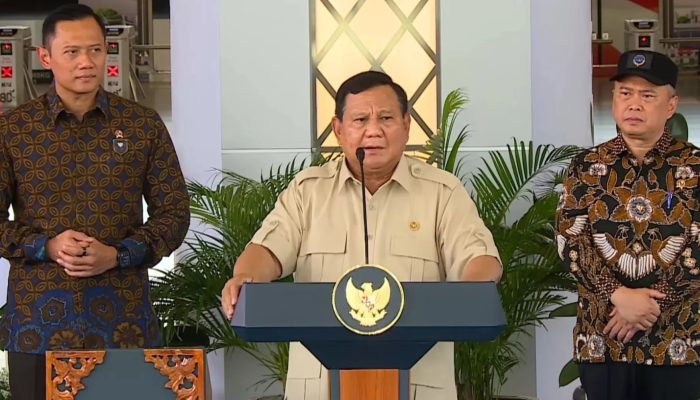 Prabowo Tegaskan Siap Bertanggung Jawab atas Proyek Kereta Cepat Whoosh