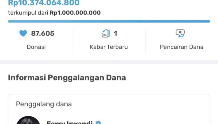Ferry Irwandi Berhasil Kumpulkan Donasi Rp 10 Miliar dalam 24 Jam untuk Korban Banjir Sumatra