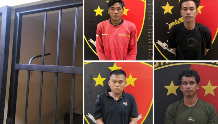 Empat Tahanan Polsek Sangkulirang Kutim Melarikan Diri, Aparat Dikerahkan Lakukan Perburuan