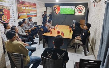 Pererat Sinergi dengan Warga, Polsek Samarinda Ulu Gelar Nobar Piala Dunia 2026 Qatar vs Swiss
