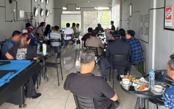 Nobar Piala Dunia 2026, KPU dan Bawaslu Kaltim Perkuat Sinergi Bersama Ditintelkam Polda Kaltim