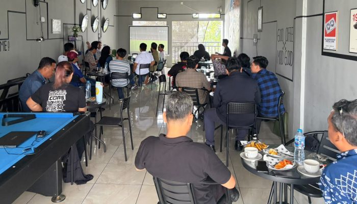 Nobar Piala Dunia 2026, KPU dan Bawaslu Kaltim Perkuat Sinergi Bersama Ditintelkam Polda Kaltim