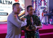 Silaturahmi di Momentum HUT ke-68 Kodam VI/Mulawarman, Sinergitas TNI-Polri Makin Kokoh