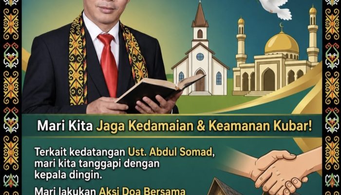 Jelang Ceramah Ust. Abdul Somad, Tokoh Kristen di Kutai Barat Ajak Warga Jaga Kerukunan