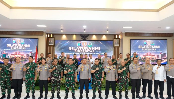 Sinergitas Tiga Pilar Makin Solid, Polda Kaltim Gelar Silaturahmi Bersama Kodam VI/Mulawarman dan Kejati Kaltim